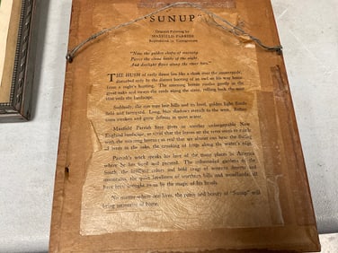 (7) Prints, Including "Sun Up" by Maxfield Parrish