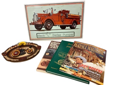 Fire Department Decor and Magazines