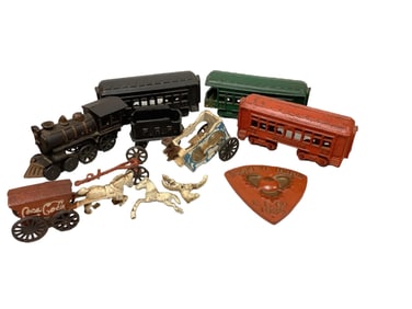Cast Iron Toys and Union Sign