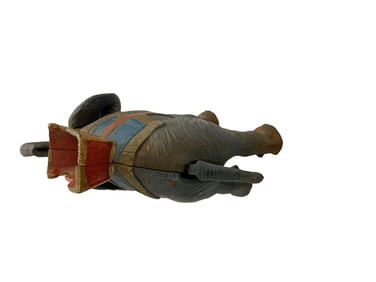 Cast Iron Elephant Semi Mechanical Bank