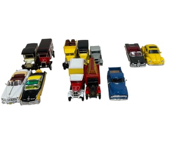 (12) Metal Toy Automobiles