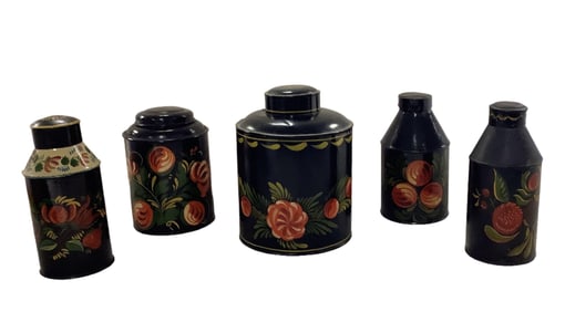 Tole Decorated Tinware