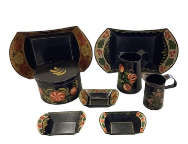 Tole Decorated Tinware
