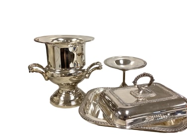 Silver Plated Serving Lot