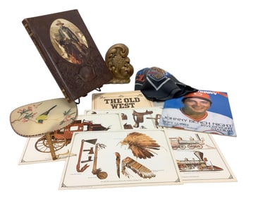 Time Life Book "The Gunfighters" and Various Memorabilia