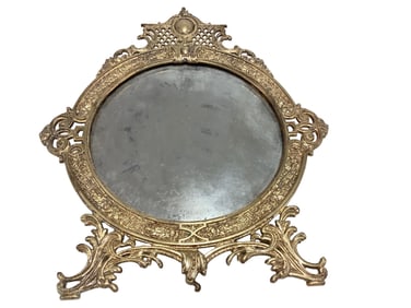 Early Brass Mirror Bradley and Hubbard