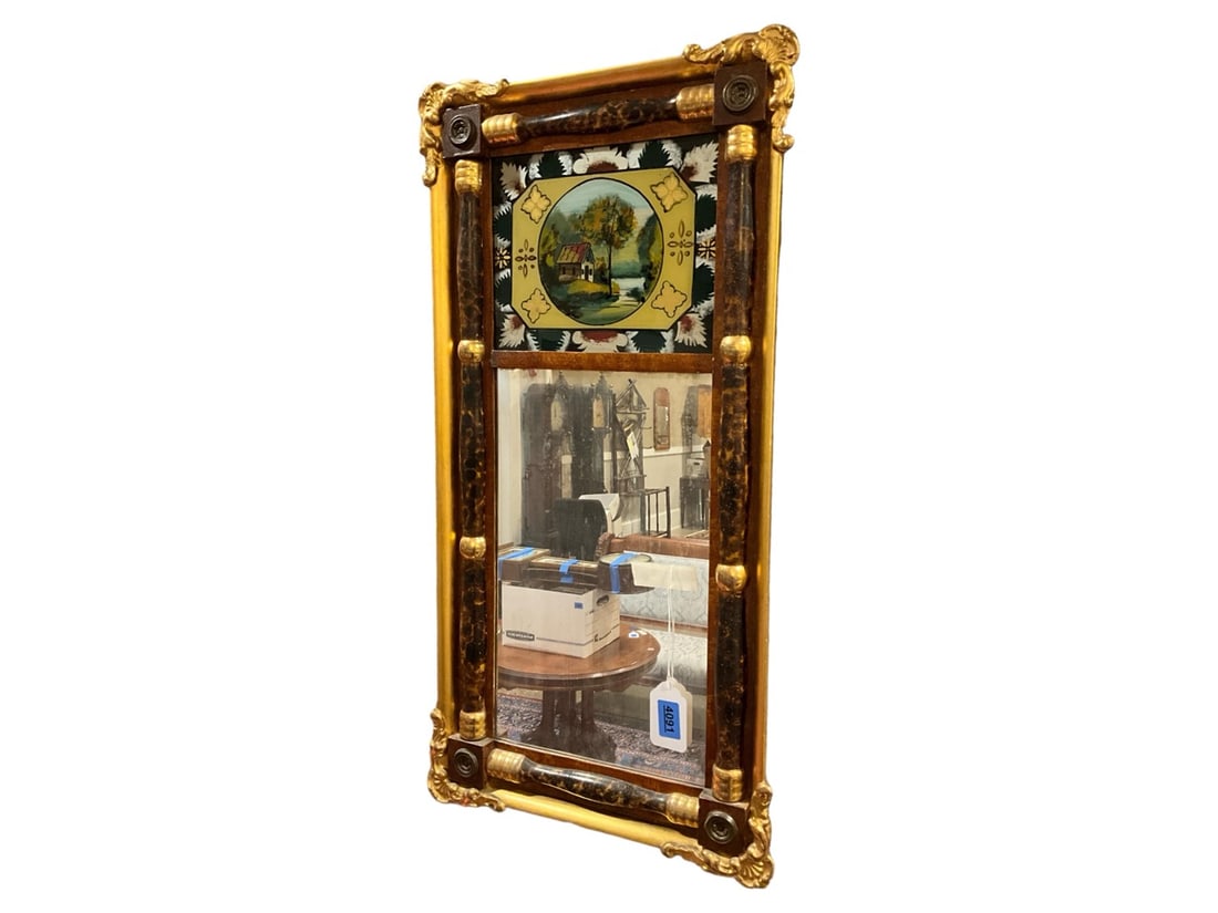 Federal Style Mirror 31 1/2 x 16 1/4 in. (80 x 41.3 cm.) (1 of 1)