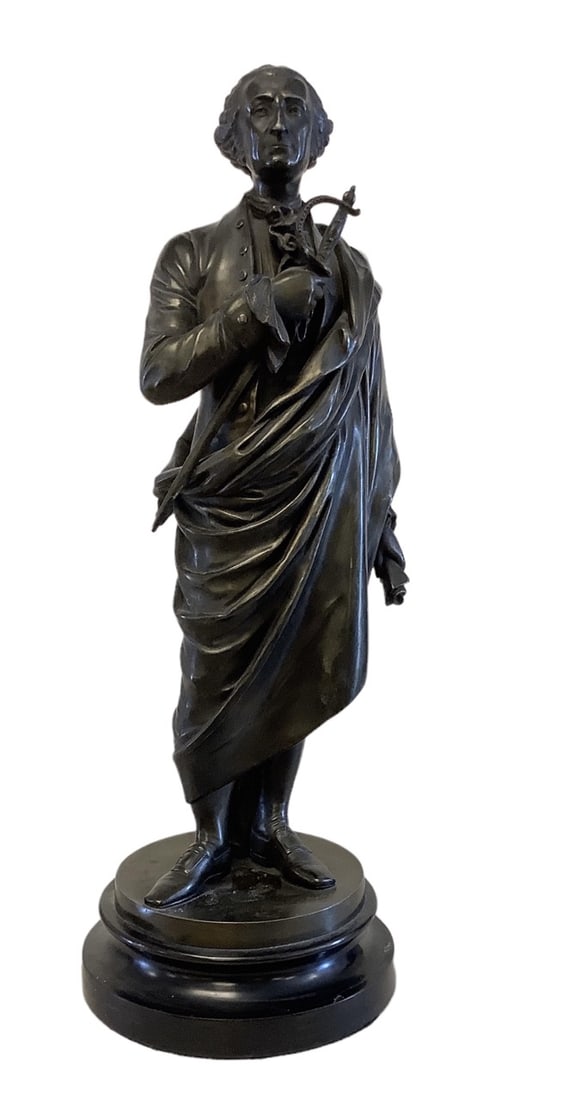 Cast Metal Statue of George Washington (1 of 3)