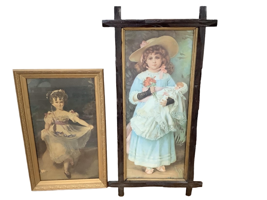 Framed Prints of Little Victorian Girls (1 of 3)