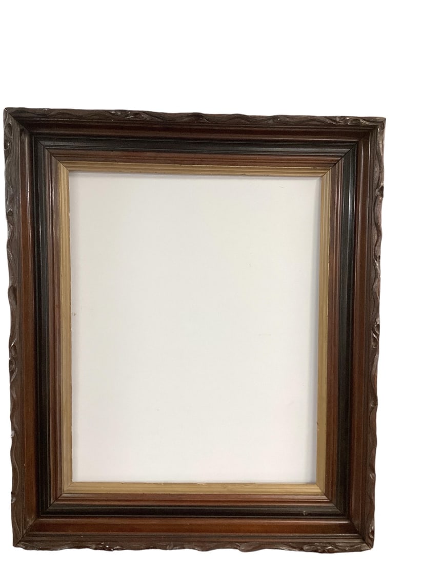 Walnut Victorian Picture Frame 33 x 39 in. (83.8 x 99.1 cm.), Frame: 23 1/2 x 29 1/2 in. (59.7 x (1 of 3)