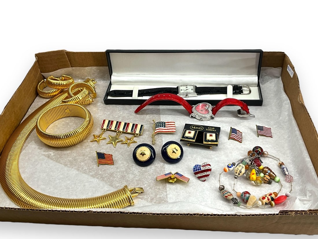 Patriotic and Nautical Jewelry, Some by "Monet" (1 of 9)