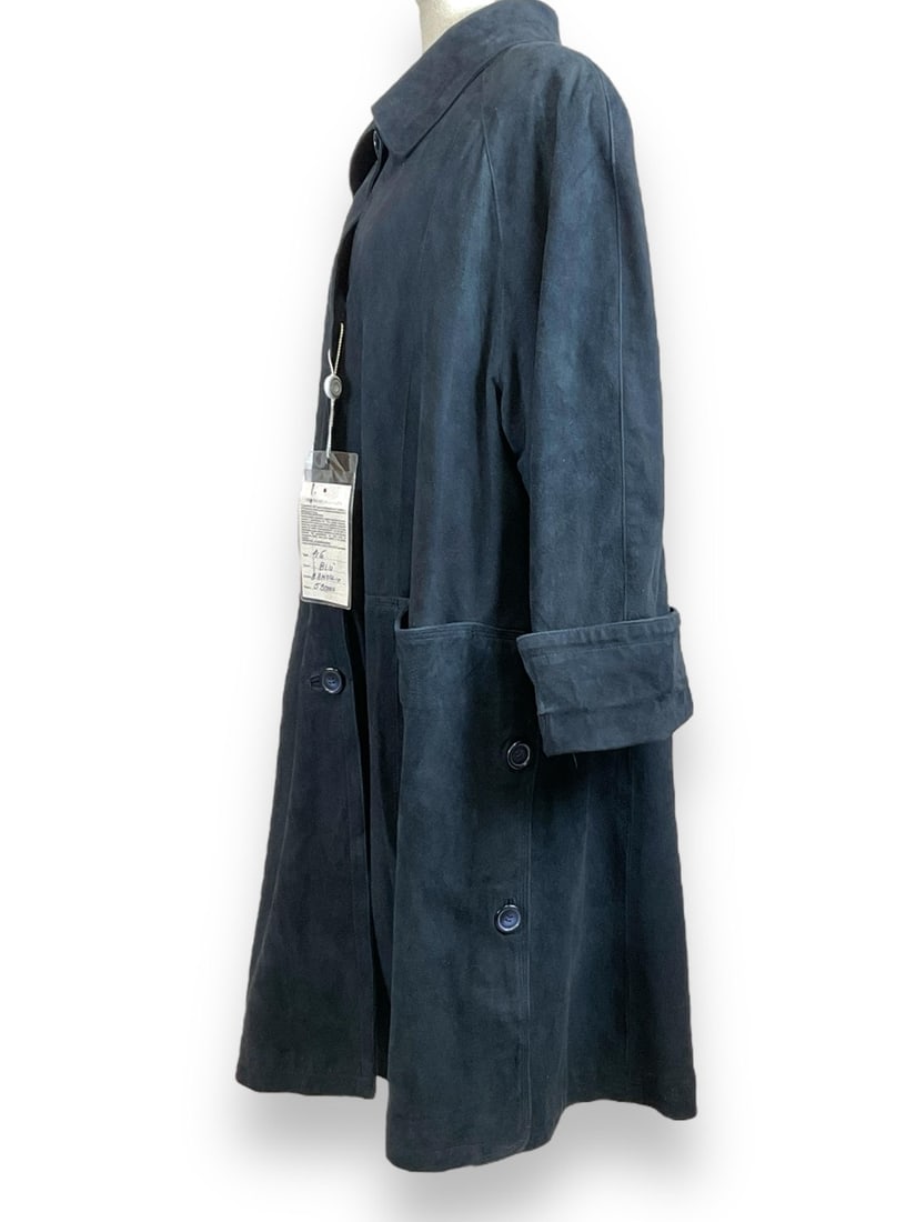 Bettini Black Suede Coat w/Original Tags (1 of 8)