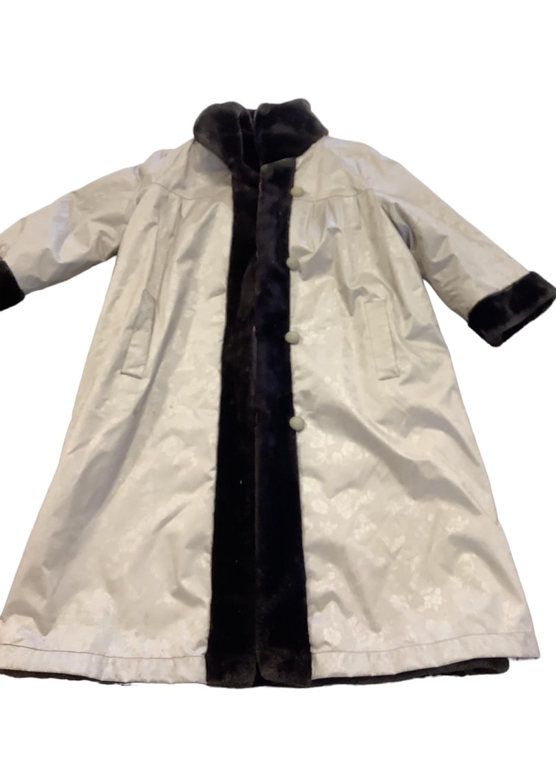 Reversible Fur Trench Coat (1 of 11)