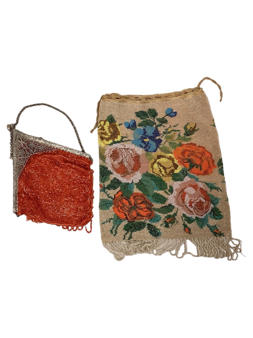 2 Victorian Beaded Purses (1 of 3)