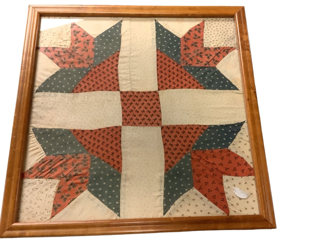 Framed Quilt Piece (1 of 1)