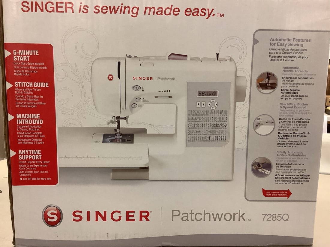 Singer Patchwork Sewing Machine 7285q Auction