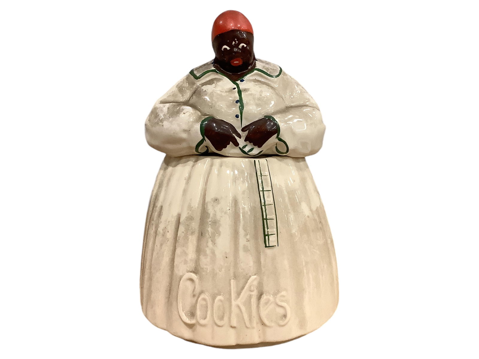 Black Americana Aunt Jemima Cookie Jar 11" tall, 7.5" wide, 8" long (1 of 3)
