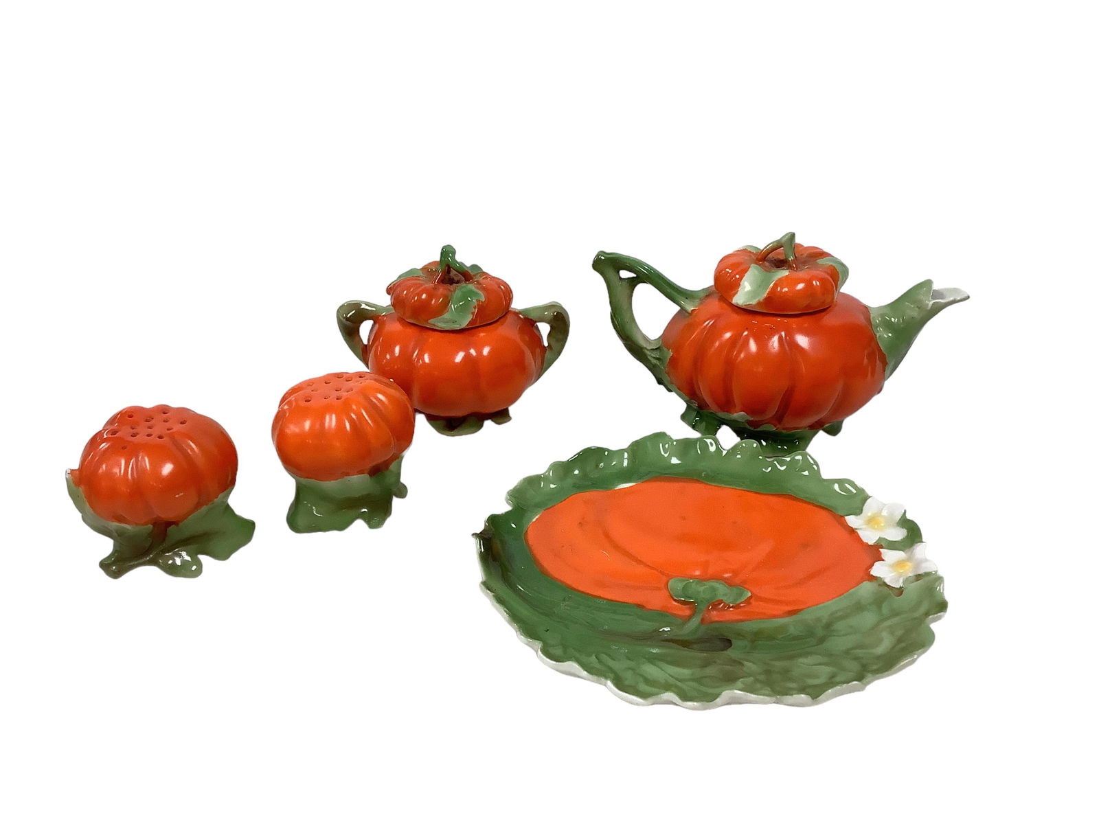 Royal Bayreuth Porcelain Tea Set Height ranges .75" to 4.5" (1 of 3)