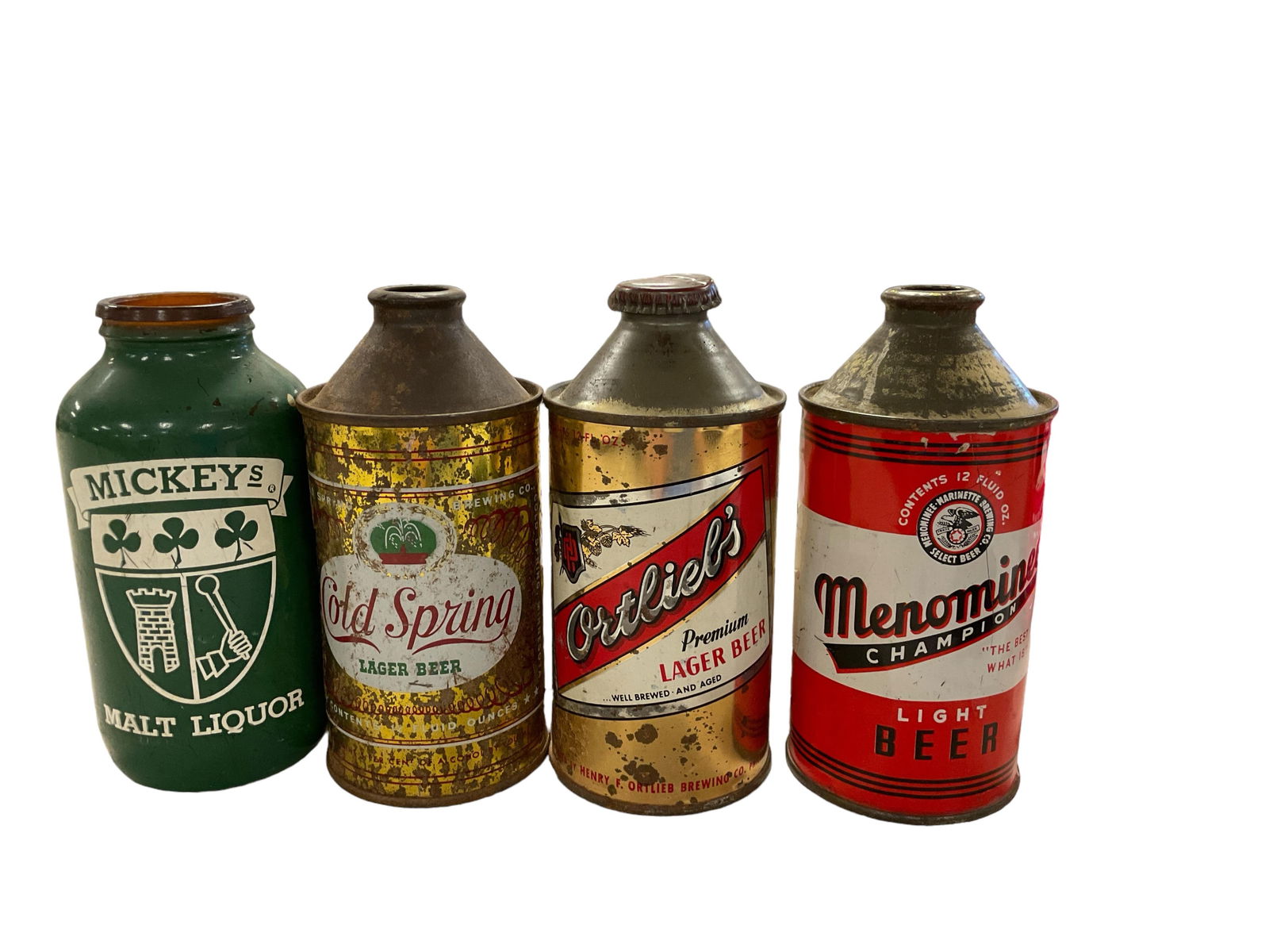 (4) Vintage Tin Beer Cans (1 of 2)