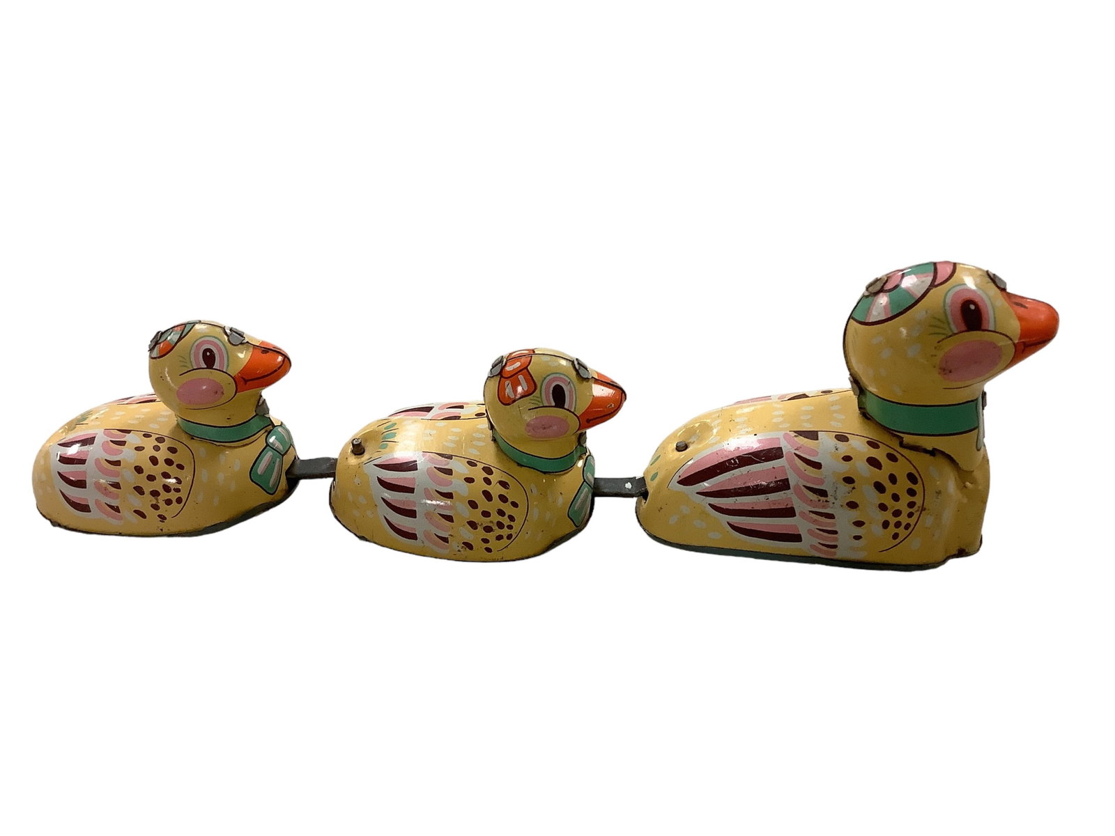 Vintage Ducks On Parade 8"L x 2.25"H: Vintage Ducks On Parade Vintage Ducks On Parade: child's toy 8"L x 2.25"H