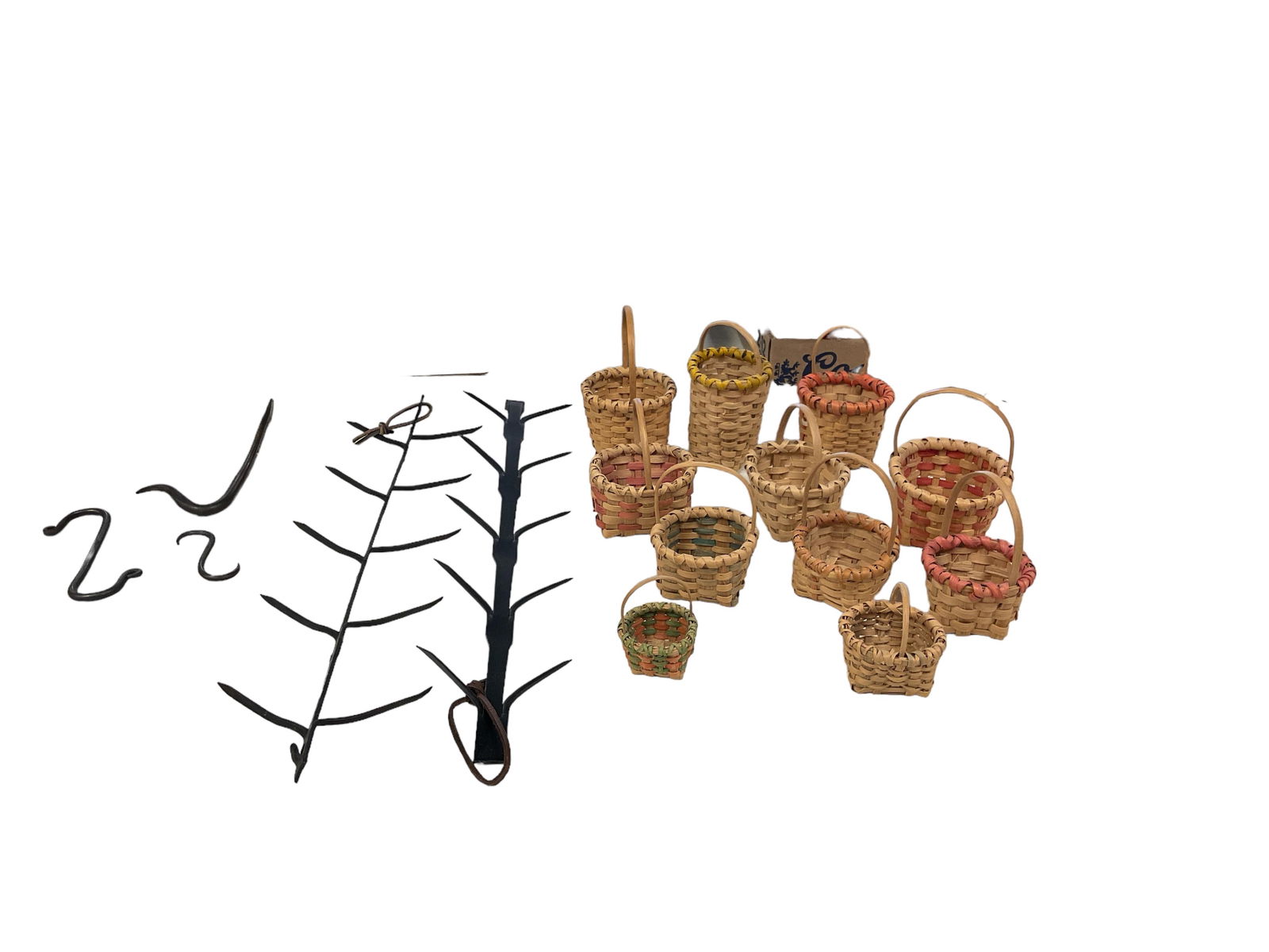 Pair of Primitive Corn Cob Holder/ Dryer/Squirrel Feeder (1 of 3)