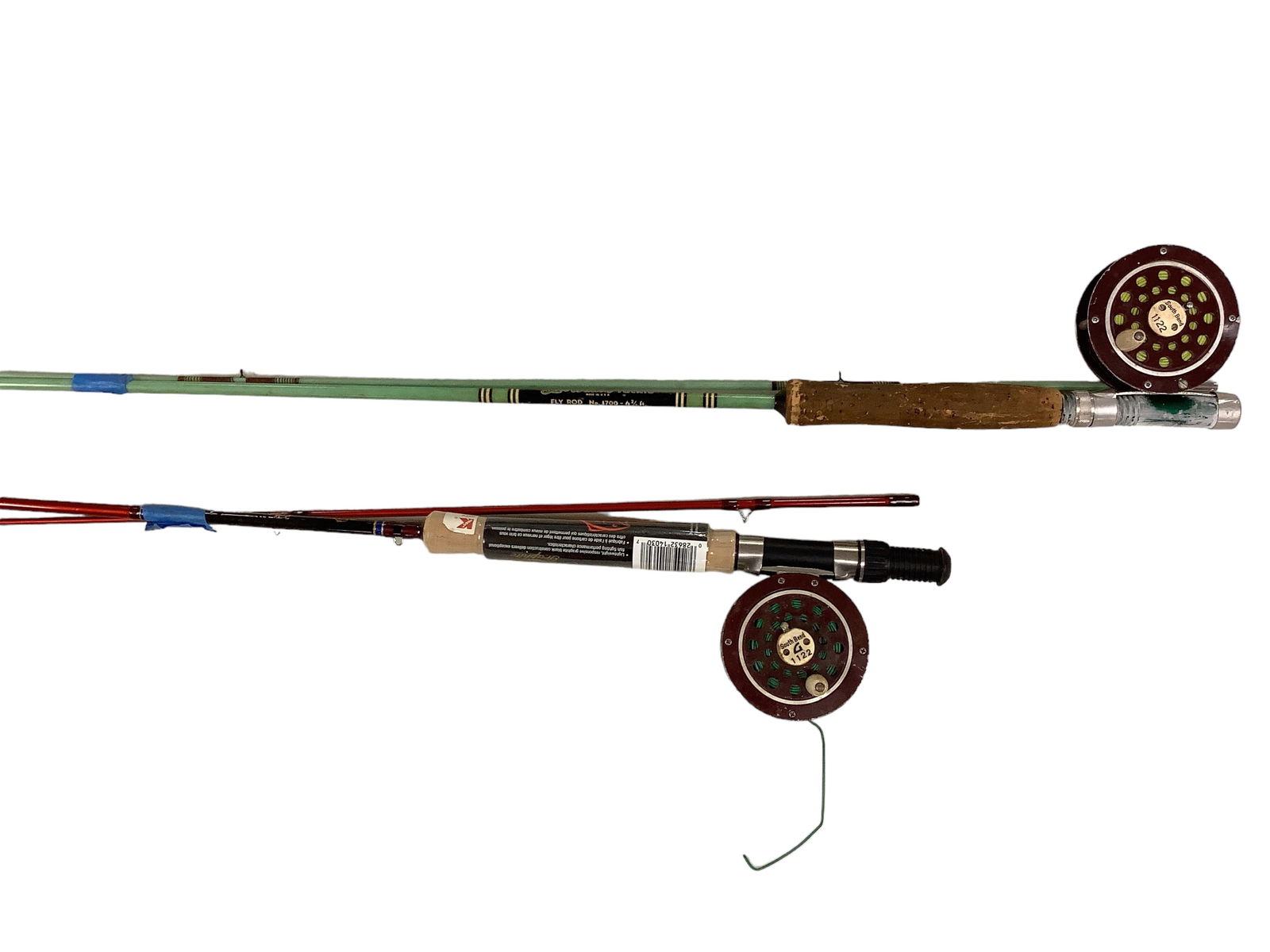 (2) South Bend Fly Reels and Rods (1 of 3)