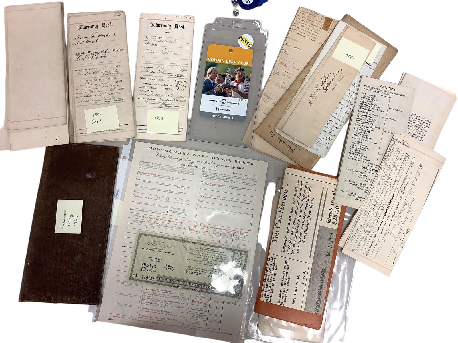 Miscellaneous Ephemera (1 of 1)