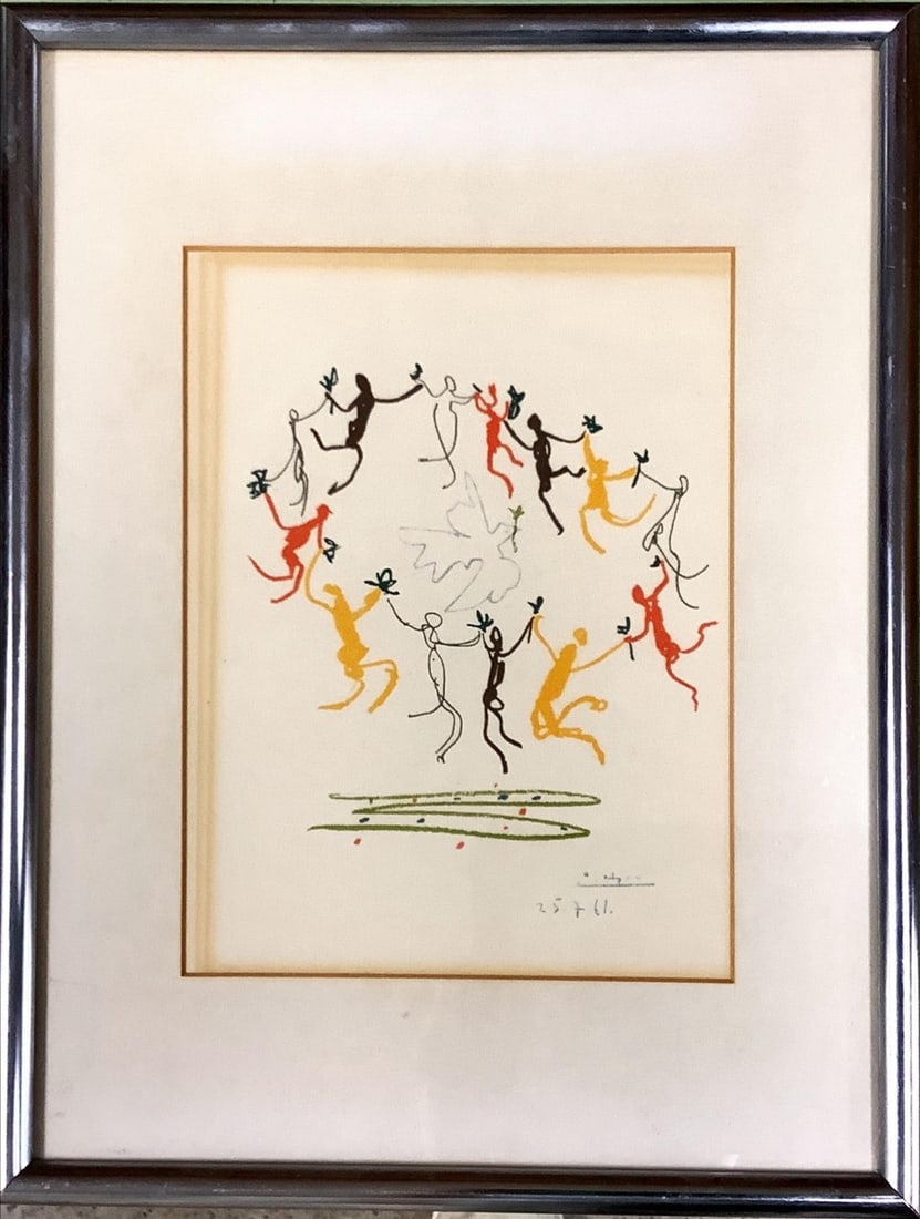 Framed Print "The Dance of Youth" 9 x 7 in. (22.9 x 17.8 cm.), Frame: 14 3/4 x 11 3/4 in. (37.5 x (1 of 5)