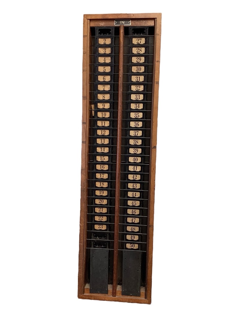Employee Time Card Rack: Employee Time Card Rack