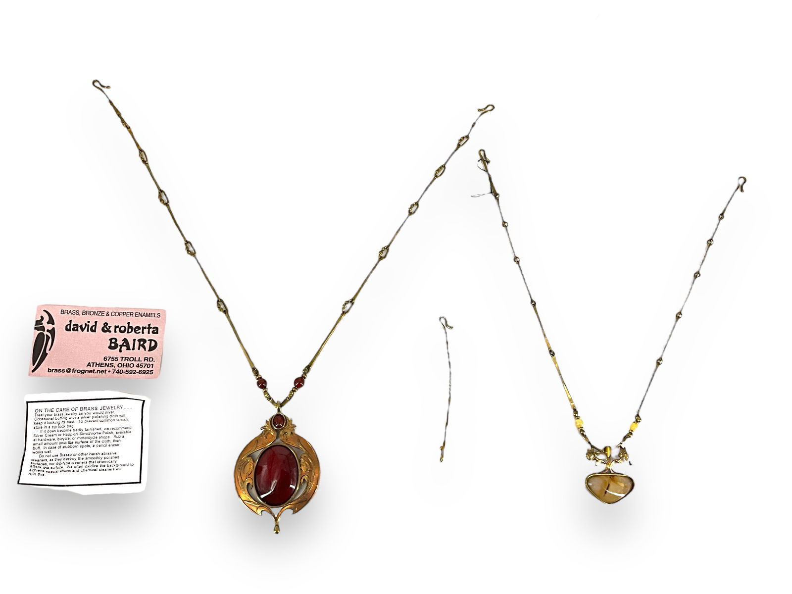 Lovely Artisan Necklaces in Brass and Copper (1 of 8)