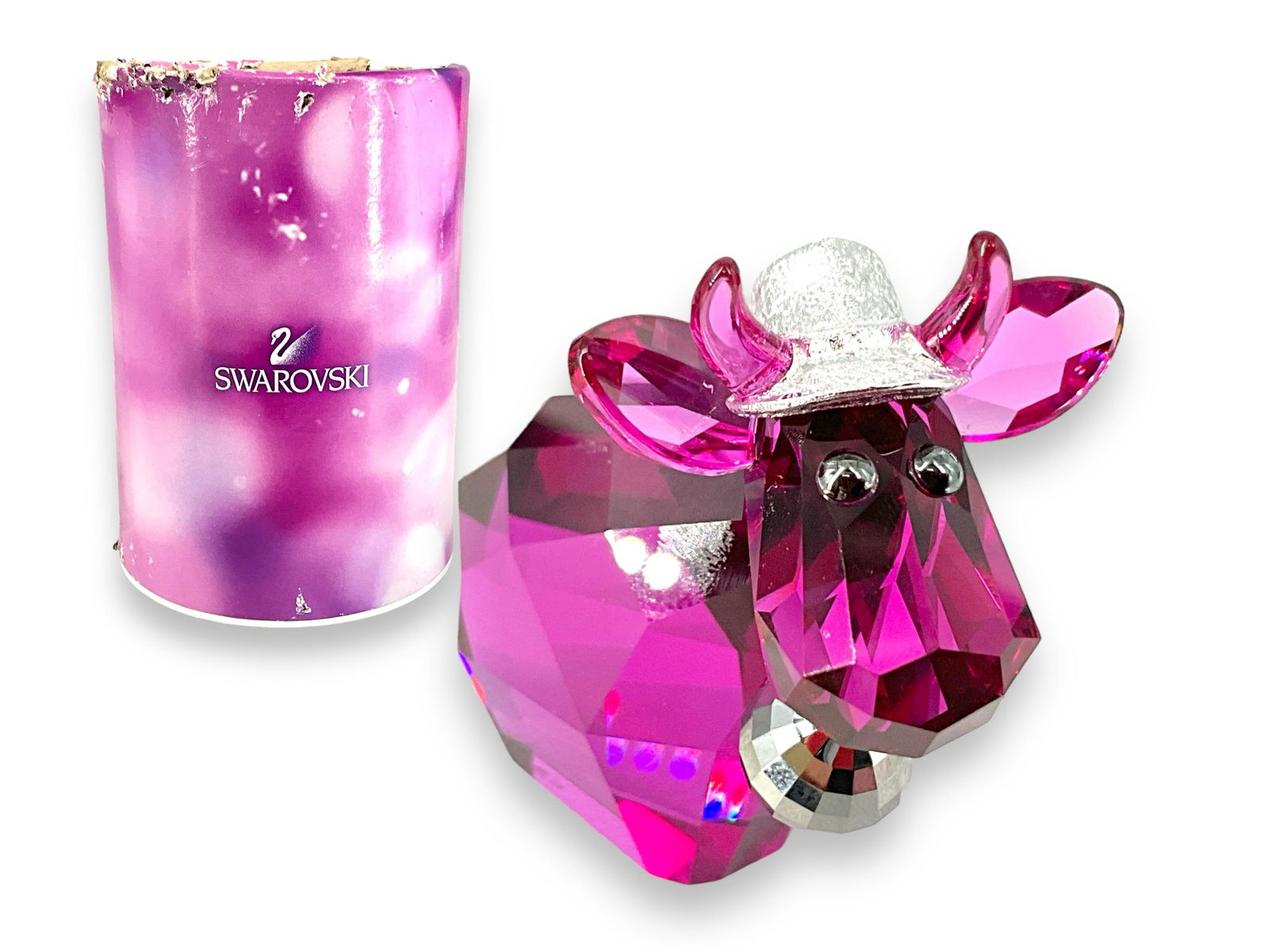 Swarovski Crystal Statuette - Cow/Moose (1 of 8)