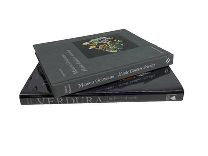 (2) Designer Jewelry Reference Books: (2) Designer Jewelry Reference BooksIncluding "Madison Goossens Haute Couture Jewelry " & "Verdura - The life and Work of a Master Jeweler".