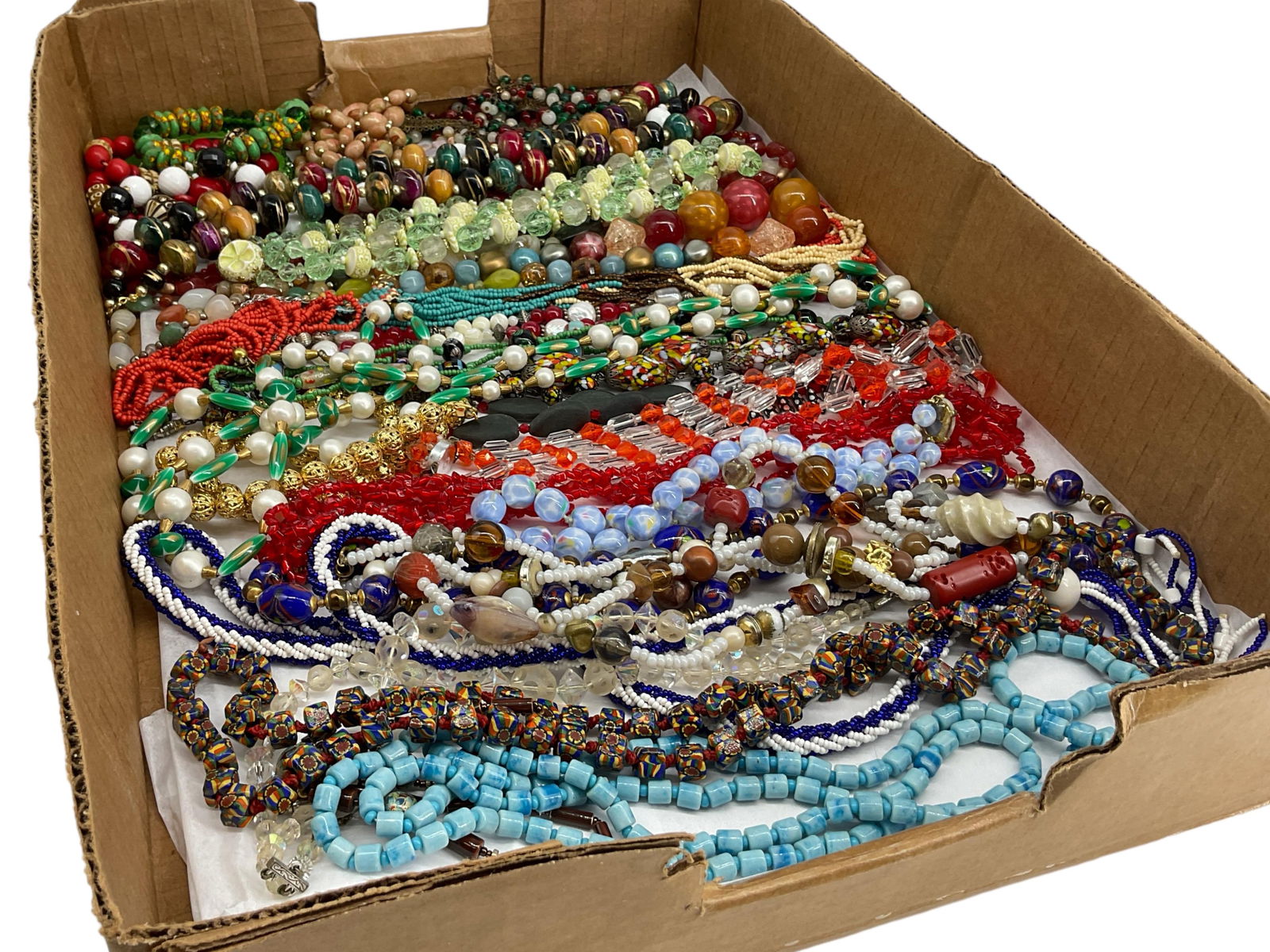 Over 25 Strands of Vintage Beaded Necklaces (1 of 13)