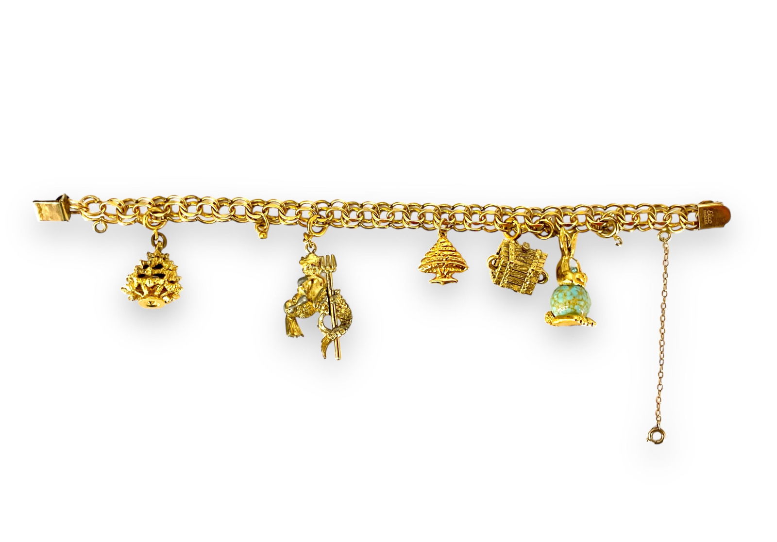 Vintage Gold Filled Charm Bracelet With Charms (1 of 8)