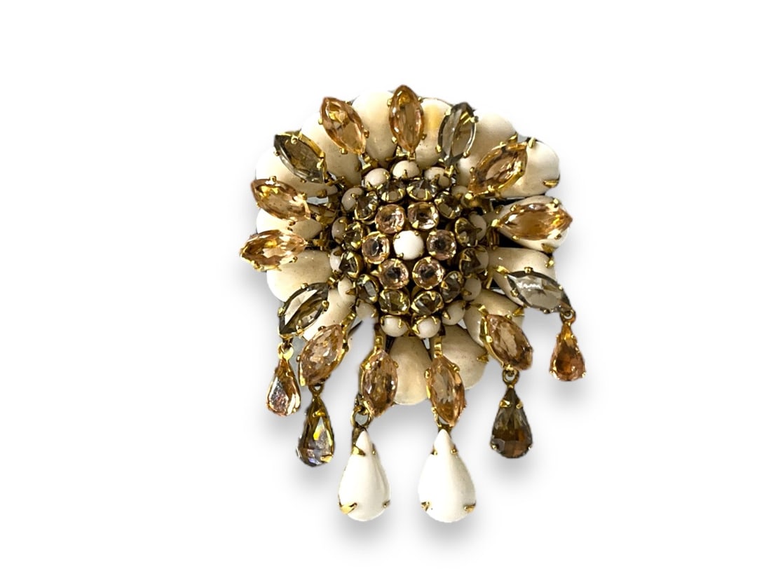 Lovely Vintage Schreiner New York Pendant/Brooch (1 of 5)