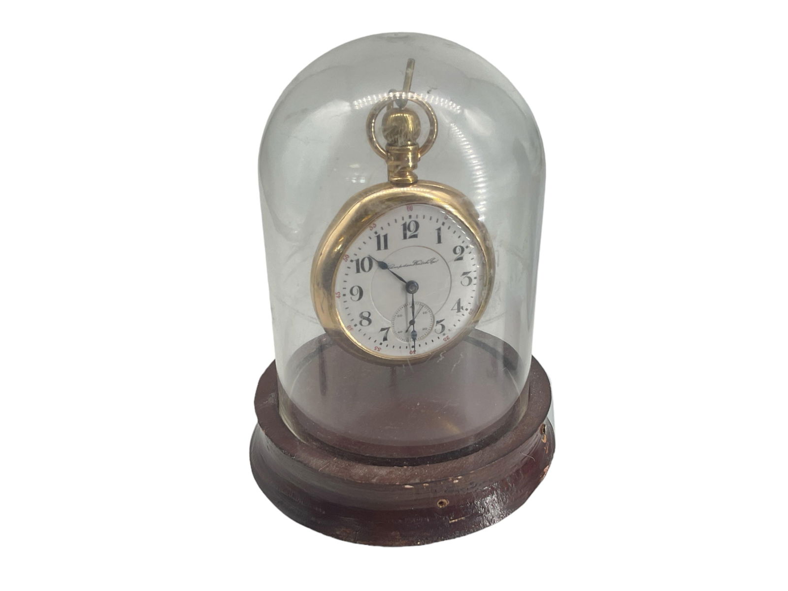 Hampden Pocket Watch in Cloche (1 of 7)