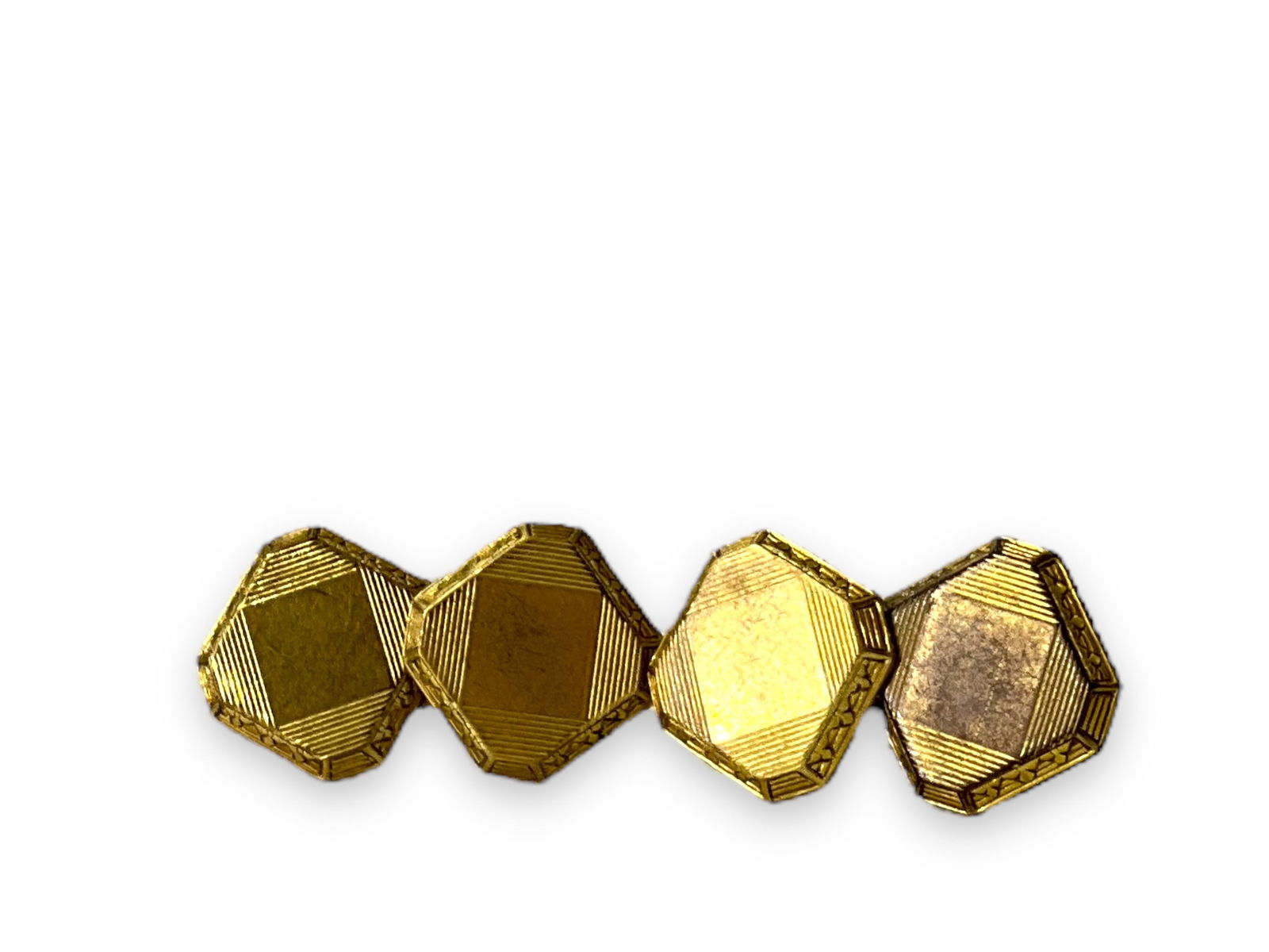 Pair of Vintage 10kt Gold Cuff Links (1 of 4)