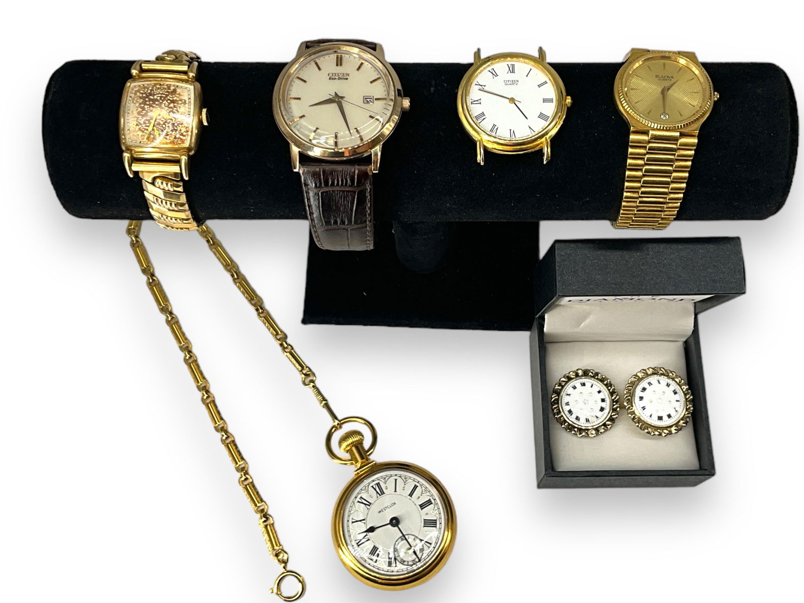 Assortment of Wrist and Pocket Watches + Accessories (1 of 8)