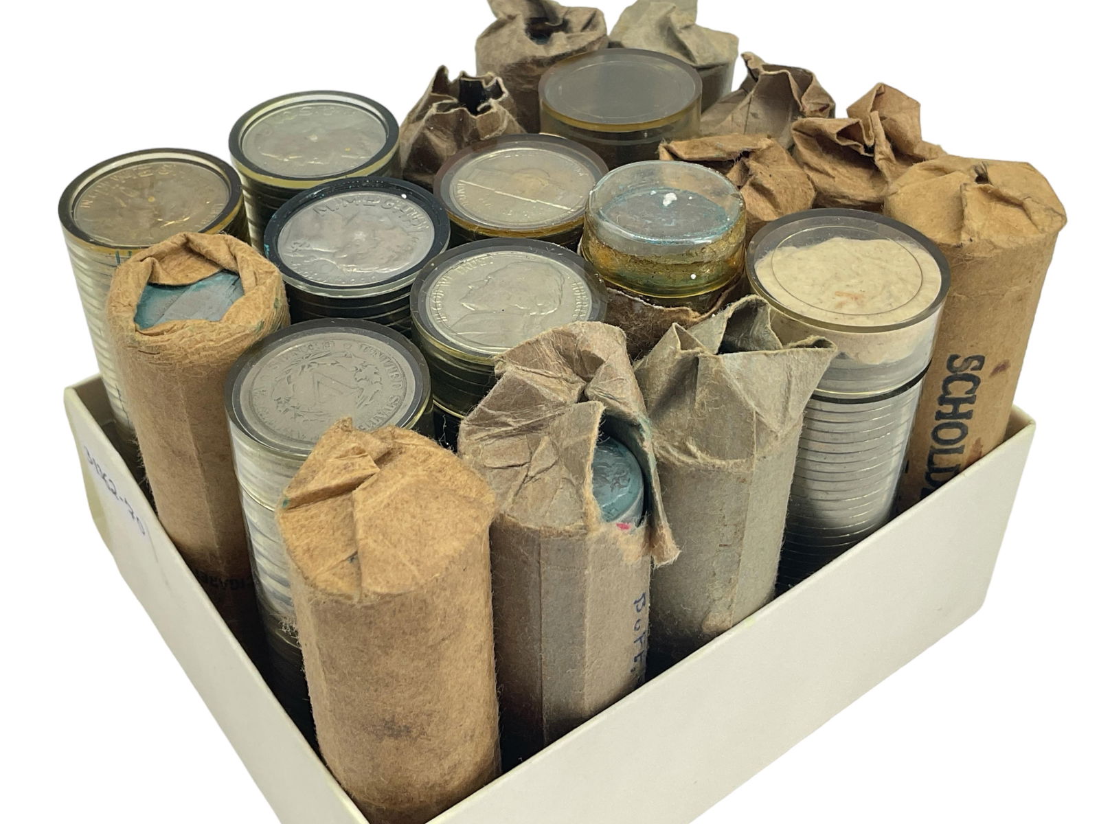 Assortment of U.S. Nickels in Rolls (1 of 4)