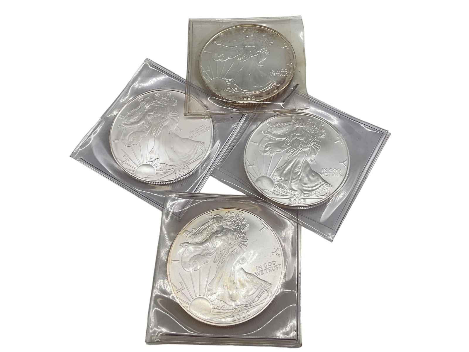 (4) U.S. Silver Eagles (1 of 5)