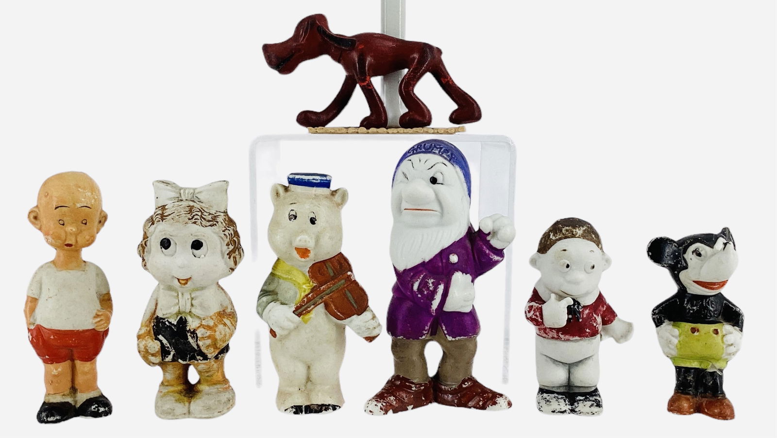 7 Bisque, Latex Rubber Vintage Comic, Movie Characters (1 of 3)