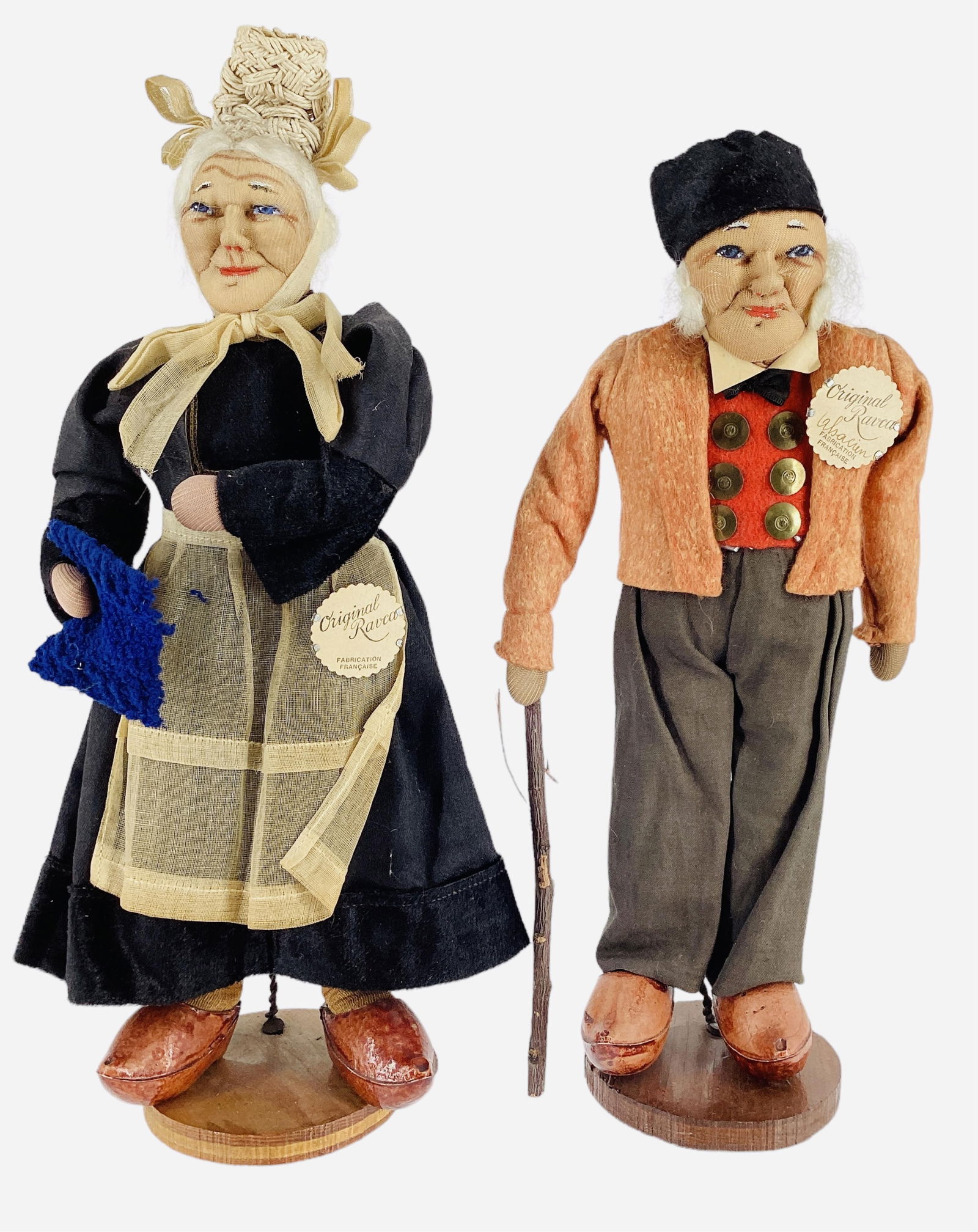 Pair Cloth Character Dolls by Ravca. (1 of 7)