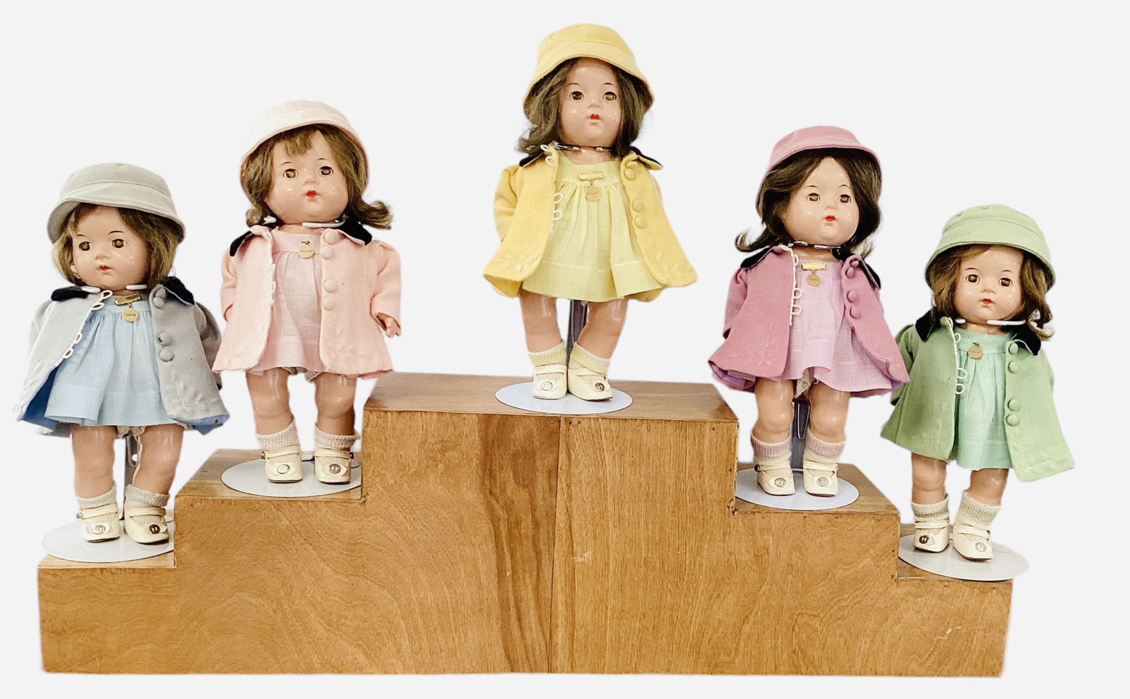 All 5 Madame Alexander 12" Dionne Quintuplets (1 of 11)