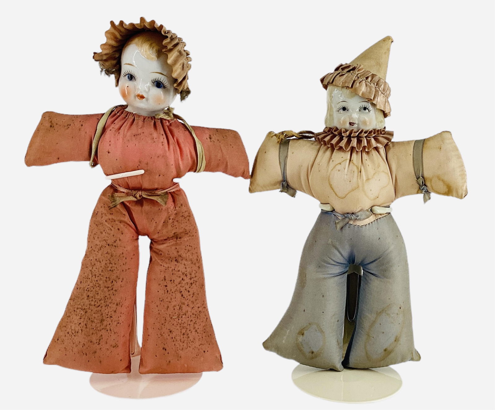 2 China Shoulder Head Pincushions (1 of 4)