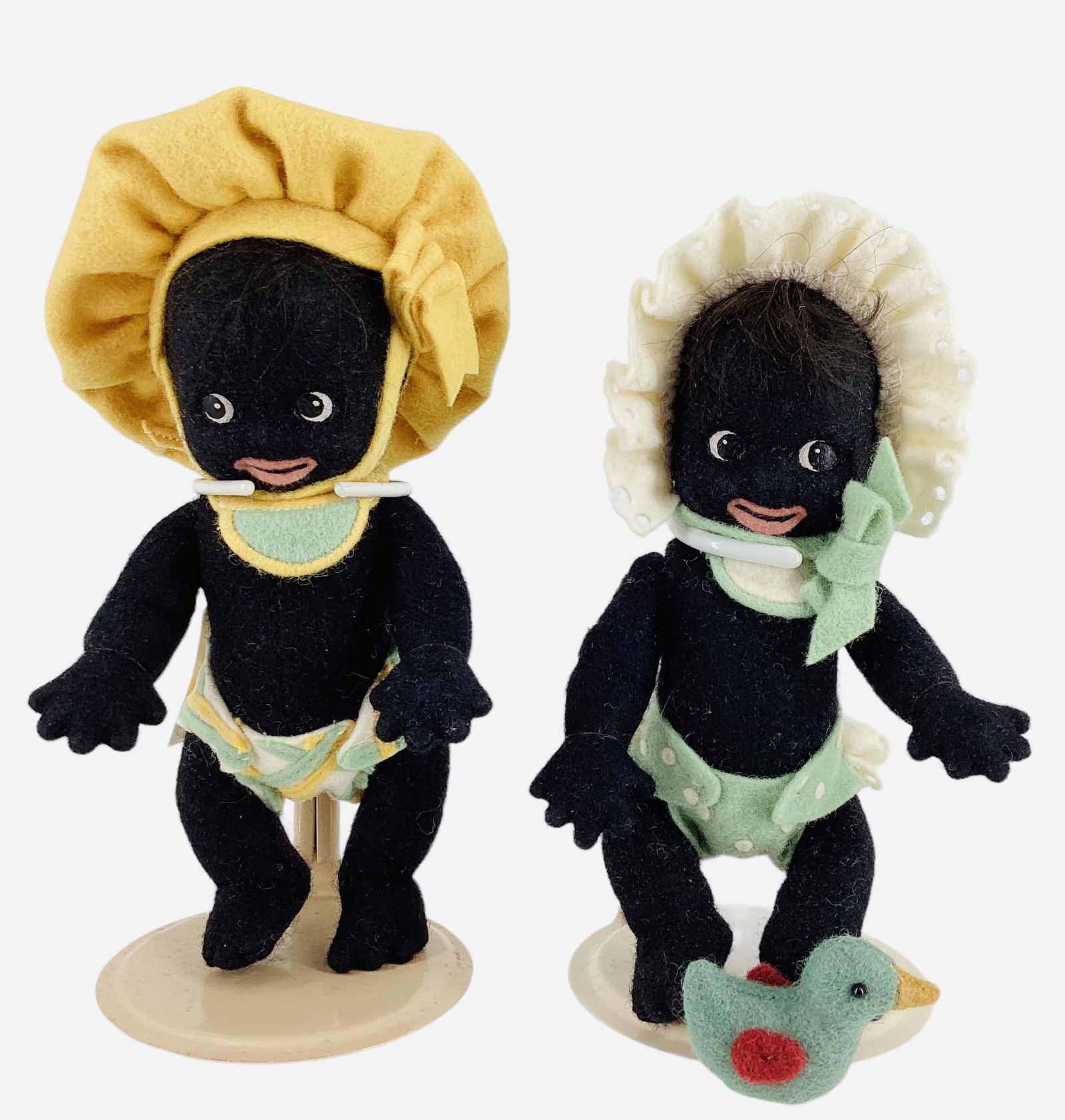 Set "GolliBaby Girl and GolliBaby Boy" by R. John Wright. (1 of 3)