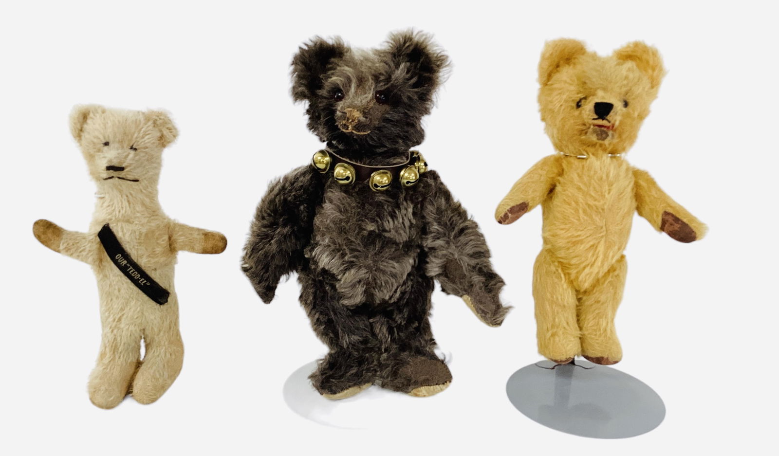 3 Well Loved Vintage Teddy Bears (1 of 6)