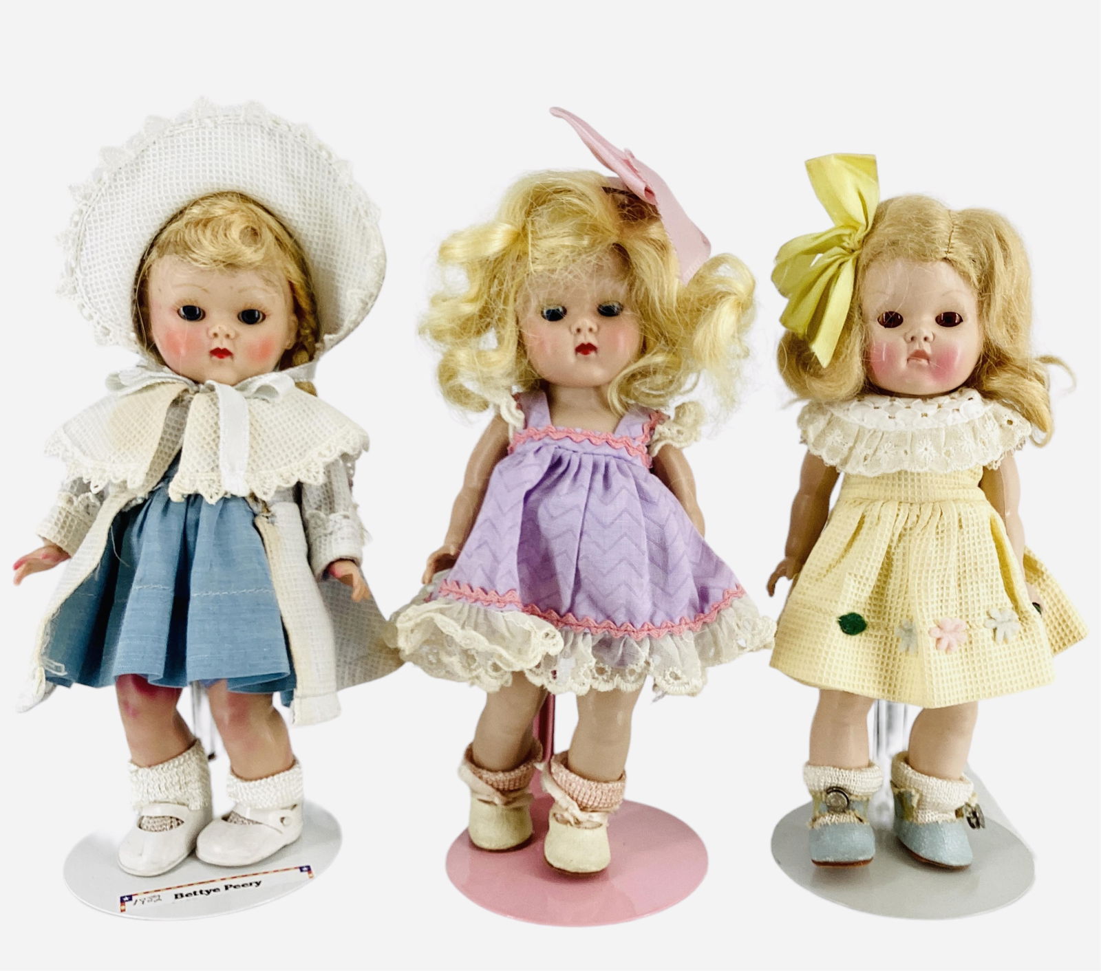 3 Vogue 7-1/2" Hard Plastic Dolls (1 of 2)