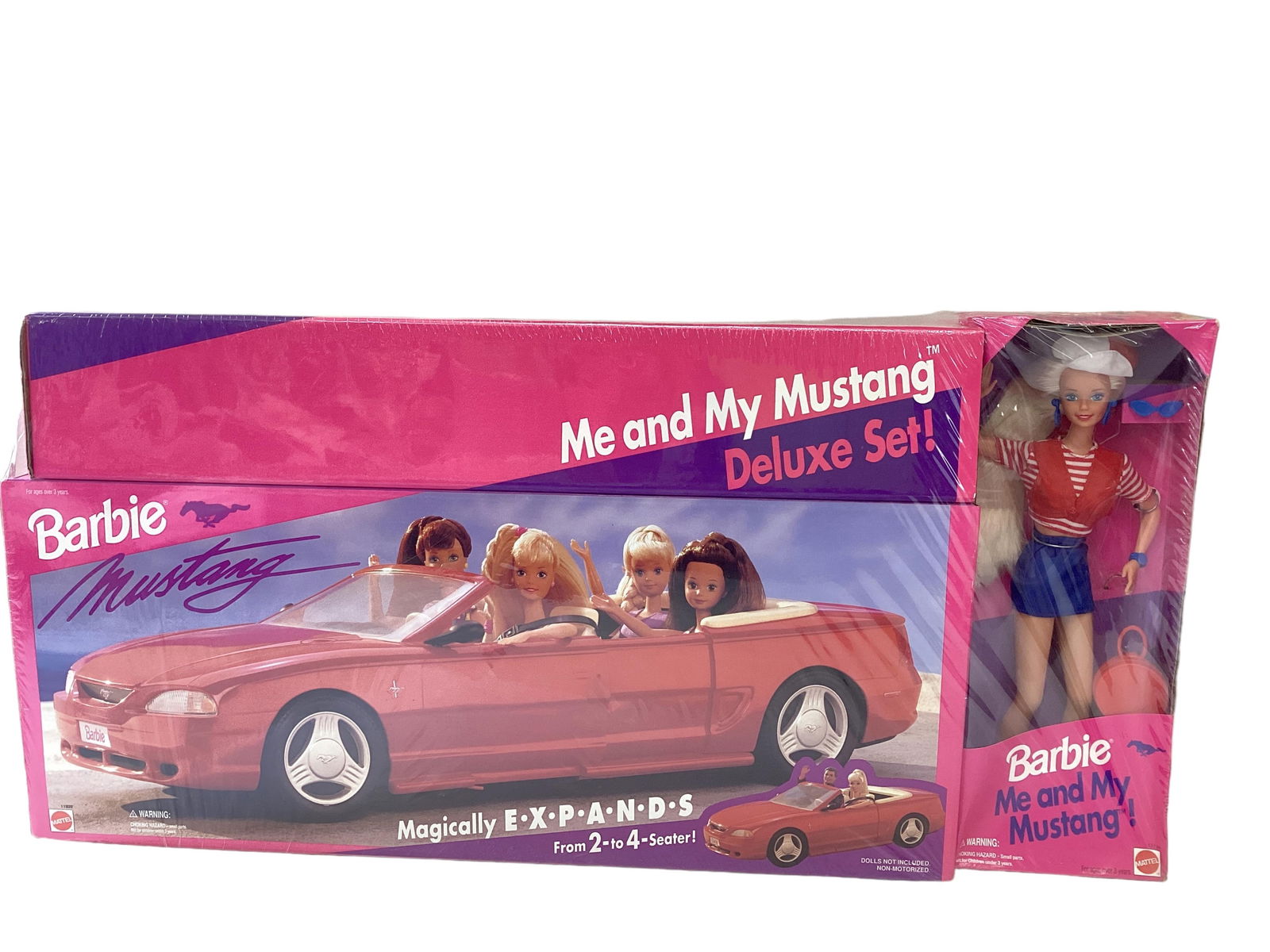 NIB Me and My Mustang Deluxe Set Including Barbie - NRFB & MIB (1 of 4)
