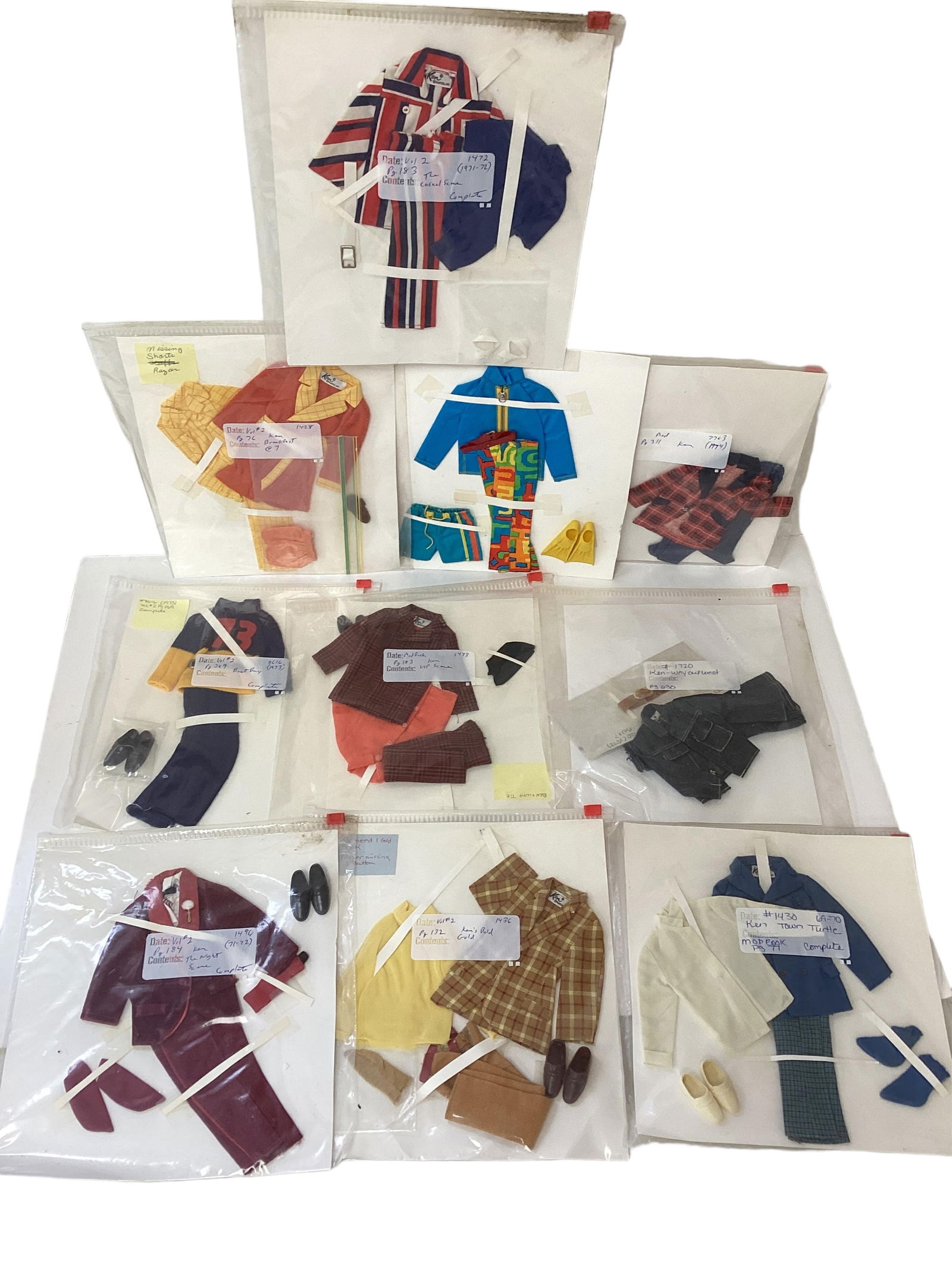 Mod Ken Outfits - Mostly Complete (1 of 8)