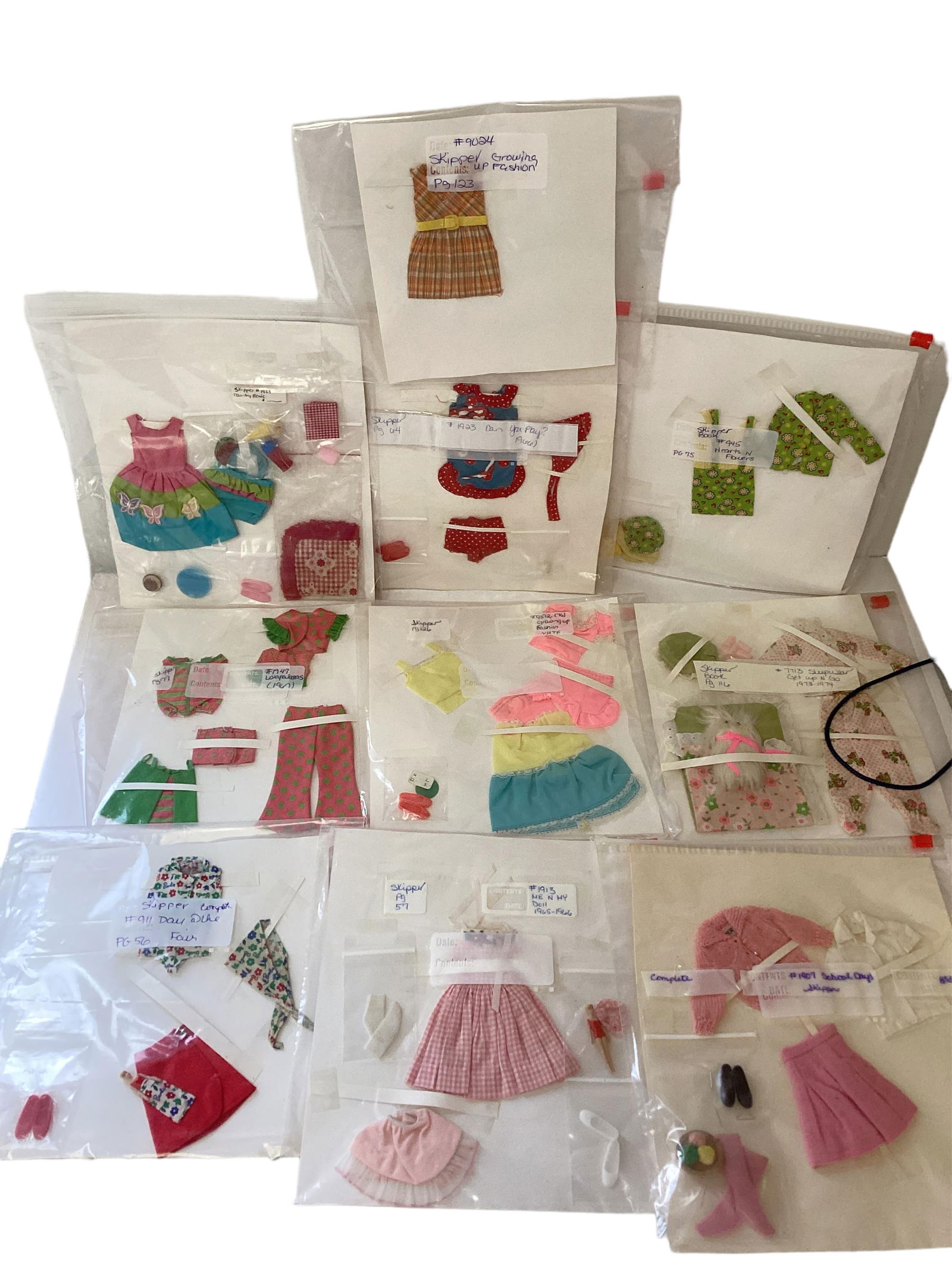 Skipper and Skooter Outfits - Mostly Complete (1 of 7)